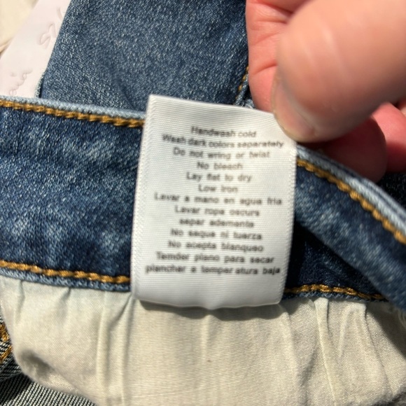 JUDY BLUE Sz 18 Distressed Mid Wash Flare Bottoms High Rise Jeans - Picture 14 of 14